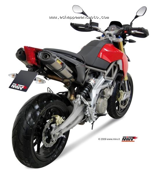 echappement moto APRILIA DORSODURO mivv SUONO echappement moto APRILIA DORSODURO mivv SUONO